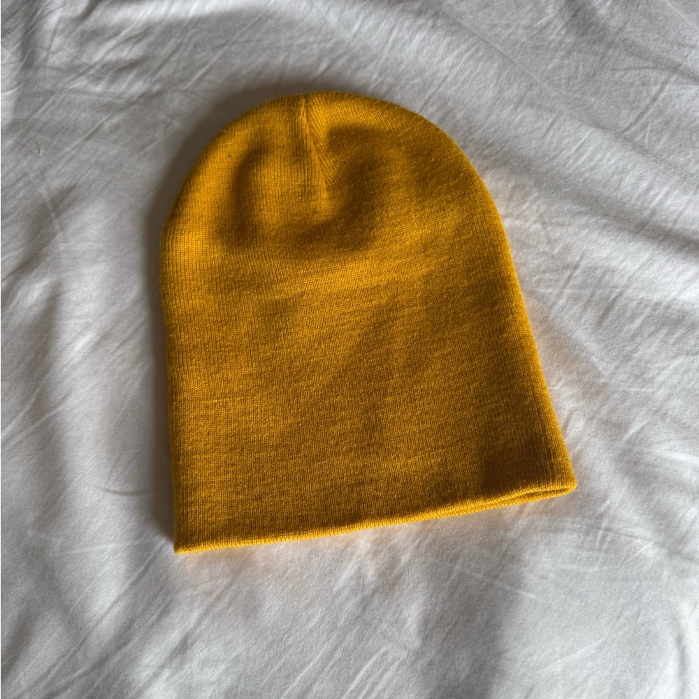 BDG Yellow Knit Beanie Hat